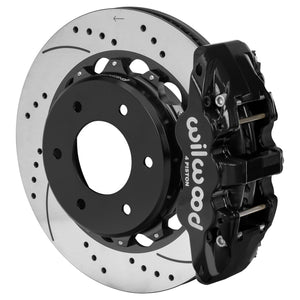 Wilwood kit rear DISC/DRUM AERO4 C10/K10 1963-87/K5 blazer 1969-91 6LUG 2.46 14.0 drl rd