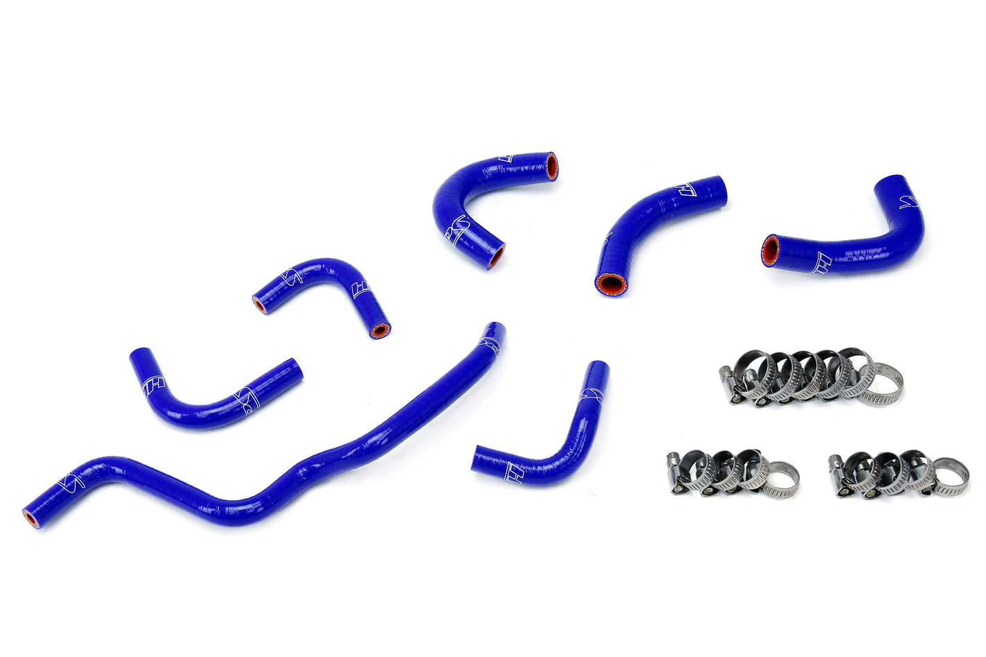 HPS Performance Silicone Hose Kit - Oil Cooler and Throttle Body Hose 57-1857-BLUE