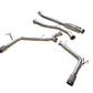 Injen 16-20 Honda Civic 1.5L Turbo 4Cyl (Sedan) 63mm SS Cat-Back Exhaust w/ Dual Burnt Titanium Tips