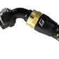 GReddy AN16 60 DEGREE HOSE END SWIVEL BLACK/GOLD ANODIZED