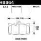 Hawk 13-17 Lexus GS350/GS350 F Sport / 12-17 Lexus IS350 HPS Street Front Brake Pads