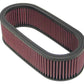 K&N Universal Oval Air Filter 12in Length x 5-1/4in Width x 3-1/4in Height