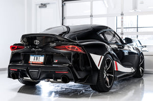 AWE Resonated Touring Edition Exhaust w/ 5" Diamond Black Tips 2020-2025 Toyota Supra A90