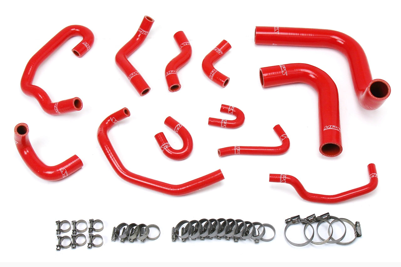 HPS Silicone Radiator + Heater Coolant Hose Kit Toyota 1993-1995 4Runner 3.0L V6 Left Hand Drive