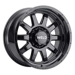 Weld Stealth 20x9 / 8x180 / 5.01 BS / 124.3 HB - Gloss Black - Non-BL Wheel