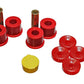 Energy Suspension 99-00 Honda Civic Si Red Front Shock Bushing Set