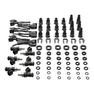 DeatschWerks Universal 6 Cylinder Import Injector Kit - Set of Six 1500cc Injectors