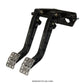 Wilwood Adjustable-Tandem Dual Pedal - Brake / Clutch - Fwd. Swing Mount - 6.25:1 - Black E-Coat