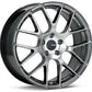 Enkei Raijin 19x9.5 35mm Offset 5x112 Bolt Pattern 72.6 Bore Dia Hyper Silver Wheel