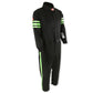 RaceQuip Green Trim SFI-1 JR. Suit - Kids XSM