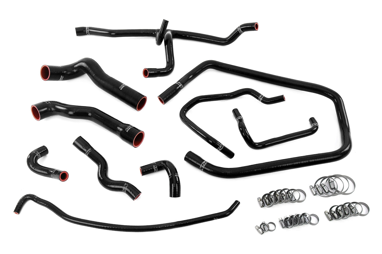 HPS Performance Silicone Hose Kit - Radiator, Heater, Throttle Body, Expansion Tank Coolant Hoses 57-2083-BLK