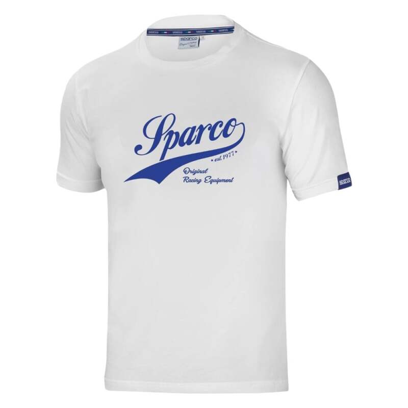 Sparco T-Shirt Vintage MED White