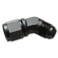 Vibrant -8AN Female to -8AN Male 45 Degree Swivel Adapter Fitting