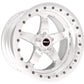 Weld S71 17x10 / 5x120mm BP / 7.2in. BS Polished Wheel 3.18in (High Pad) - Black Single Beadlock
