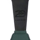 NRG Steering Wheel 1.5in Dish 350mm Black Perforated Leather - Emerald Stitching - Reinforced Spoke