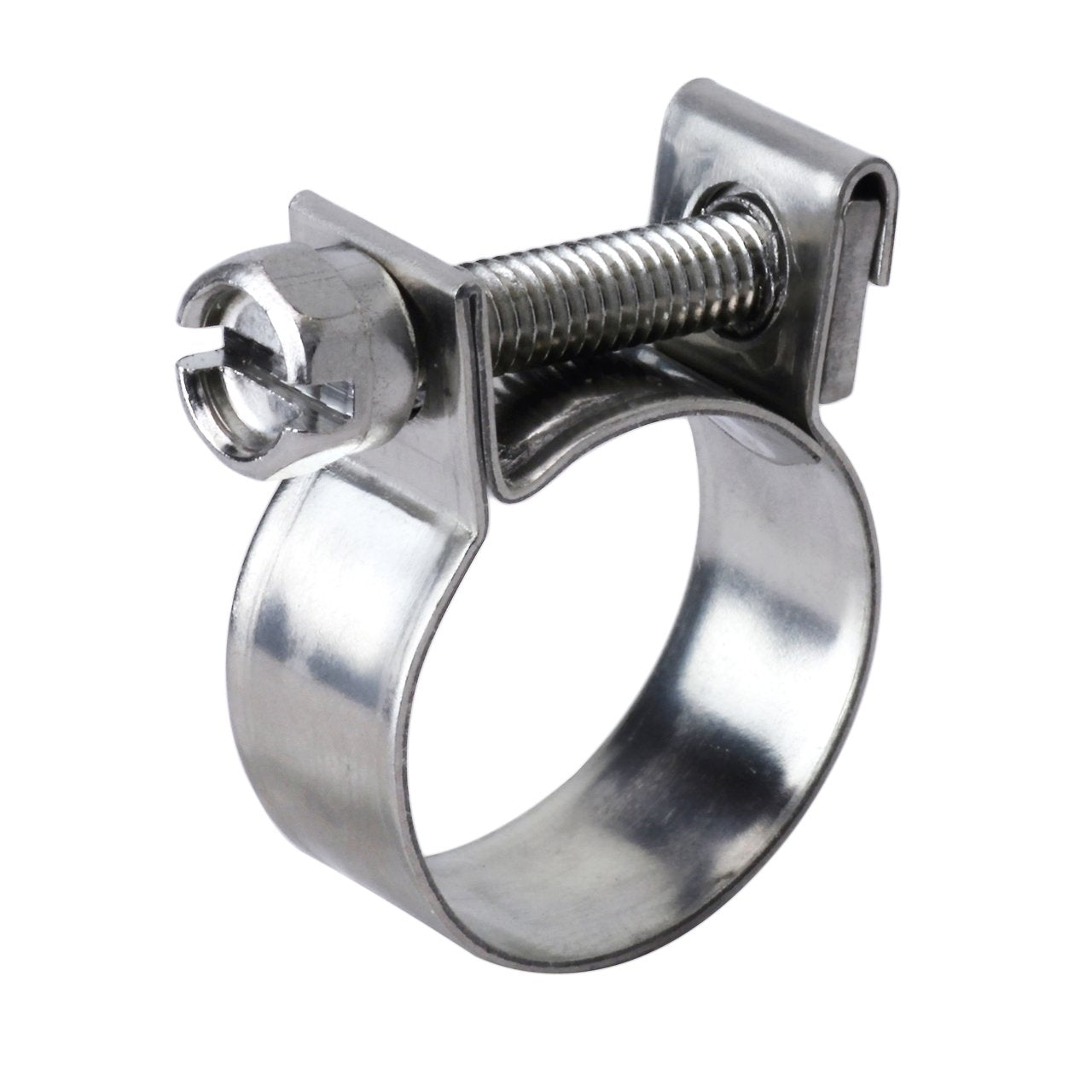 HPS Size # 11 Stainless Steel Fuel Injection Hose Clamp Range: 23/64 inch - 7/16 inch 9mm - 11mm
