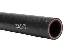 HPS 1/4" (6mm), FKM Lined Oil Resistant High Temperature Reinforced Silicone Hose, Black