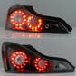 Spyder OEM Style Tail Lights - Black  2008-2013 Infiniti G37 Coupe / 2014-2015 Q60