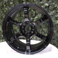Gram Lights 57DR 18x9.5 +38 5-100 Glossy Black Wheel