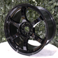 Gram Lights 57DR 18x9.5 +38 5-100 Glossy Black Wheel