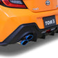 TOM'S Racing - Quad-Exit Axleback Exhaust for Toyota GR86 (2022+)