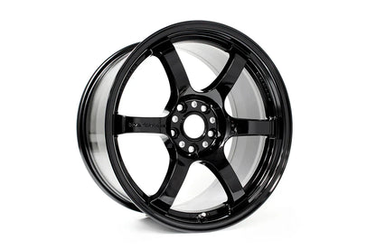 Gram Lights 57DR 18x9.5 +38 5x114.3 Glossy Black Wheel