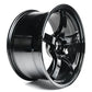 Gram Lights 57CR 19x9.5 +25 5x112 Glossy Black Wheel
