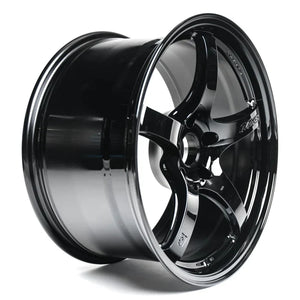 Gram Lights 57CR 18x9.5 +38 5x120 Glossy Black Wheel