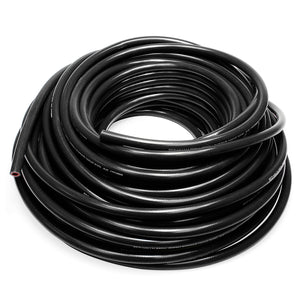 HPS 3/8 inch ID Black high temp reinforced silicone heater hose tubing 50 feet roll Max Temperature Rating: 350F Bend Radius: 1-1/2 inch