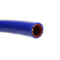 HPS 1" ID blue high temp reinforced silicone heater hose tubing, 50 feet roll, Max Temperature Rating: 350F, Bend Radius: 4.5"