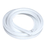 HPS 1/2 inch ID Clear high temp reinforced silicone heater hose tubing 10 feet roll Max Temperature Rating: 350F Bend Radius: 2-1/2 inch