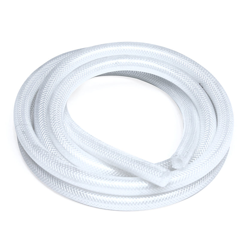 HPS 1/4 inch ID Clear high temp reinforced silicone heater hose tubing 10 feet roll Max Temperature Rating: 350F Bend Radius: 1 inch