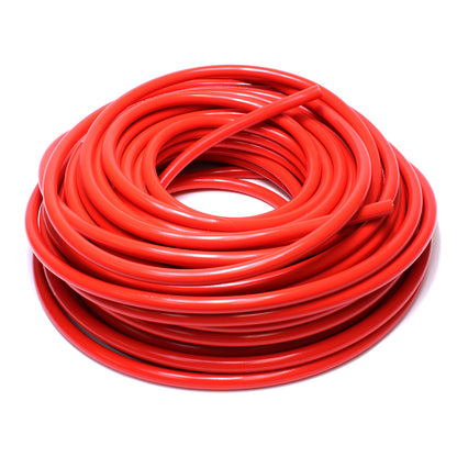HPS 1/2 inch ID Red high temp reinforced silicone heater hose tubing 25 feet roll Max Temperature Rating: 350F Bend Radius: 2-1/2 inch