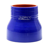 HPS 3/4 inch - 1 inch ID 3 inch Long High Temp 4-ply Reinforced Silicone Reducer Coupler Hose Blue 19mm - 25mm ID 76mm Length