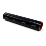 HPS 1-3/8 inch ID 1 Foot Long High Temp 4-ply Reinforced Silicone Coupler Tube Hose Black 35mm ID