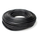 HPS 1/4 inch 6mm ID Black High Temp Silicone Vacuum Hose Tubing - 50 Feet Roll