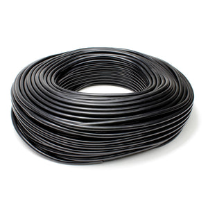 HPS 1/4 inch 6mm ID Black High Temp Silicone Vacuum Hose Tubing - 50 Feet Roll