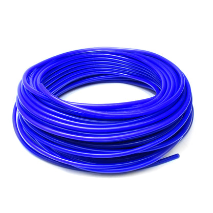 HPS 1/4 inch 6mm ID Blue High Temp Silicone Vacuum Hose Tubing - 50 Feet Roll
