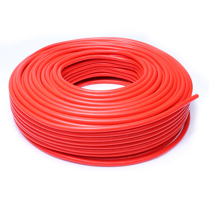 HPS 1/8 inch 3mm ID Red High Temp Silicone Vacuum Hose Tubing w/ 1.5mm Wall Thickness - 100 Feet Roll