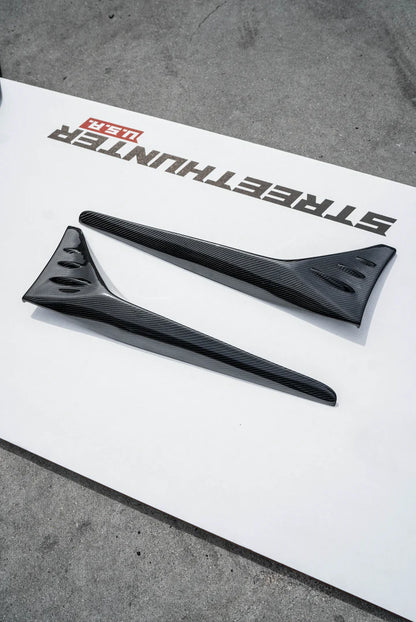 StreetHunter Carbon Fiber Side Skirt Caps 2022-2024 Subaru BRZ / Toyota GR86