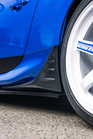 StreetHunter Carbon Fiber Side Skirt Caps 2022-2024 Subaru BRZ / Toyota GR86