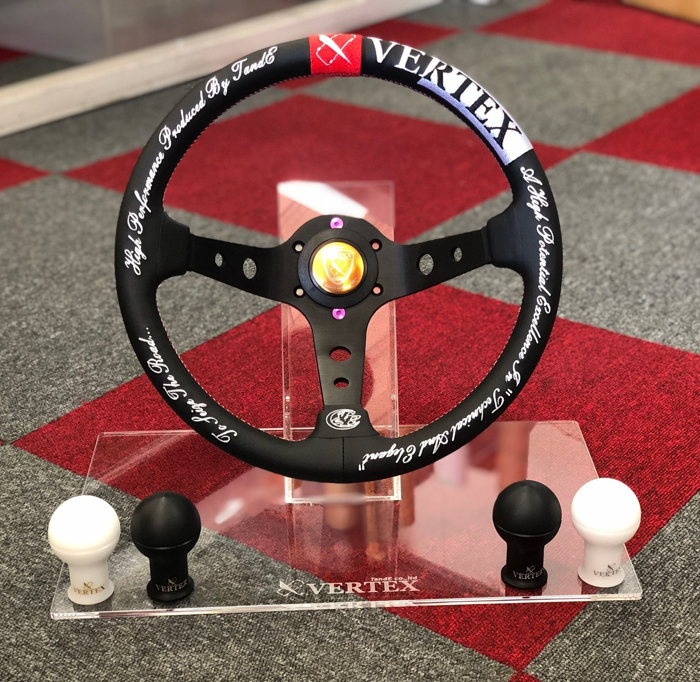 Vertex Seize the Road Steering Wheel