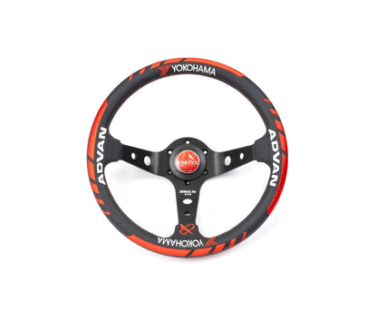 Vertex x Advan Collaboration Steering Wheel (Leather; Version 2)