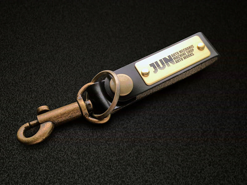 JUN AUTO Leather Key Chain