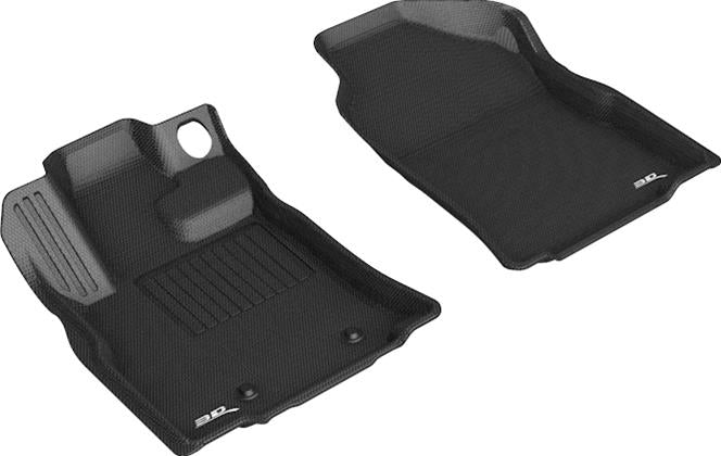 3D MAXpider 08-11 Subaru Impreza / WRX / 08-14 Impreza WRX STI Kagu 1st Row Floormats - Black