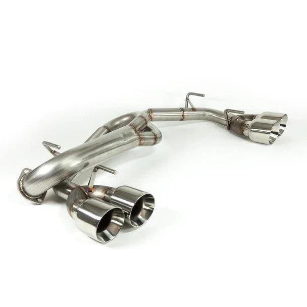 Nameless Performance Axle Back 4" Double Wall Polished Tips 2011-2014 WRX Hatchback / 2008-2014 STI Hatchback