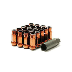 Muteki SR48 Open End Lug Nuts - Orange 12x1.25 48mm