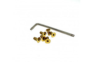 Vertex Titanium Steering Wheel Torx Bolts (Gold)