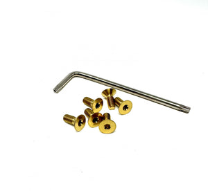 Vertex Titanium Steering Wheel Torx Bolts (Gold)