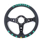 Vertex 7 Star 330mm Steering Wheel (Blue/Mint)